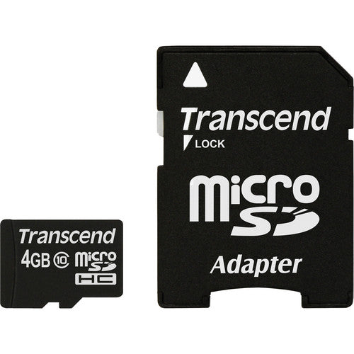 Batteries N Accessories BNA-WB-MSD4GB 4 GB microSD Memory Card with SD Adapter