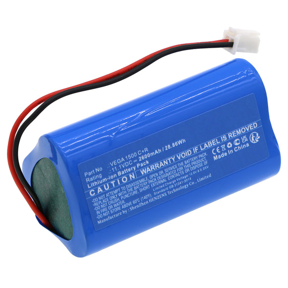 Batteries N Accessories BNA-WB-L18794 Flashlight Battery - Li-ion, 11.1V, 2600mAh, Ultra High Capacity - Replacement for SCANGRIP 03.5343 Battery