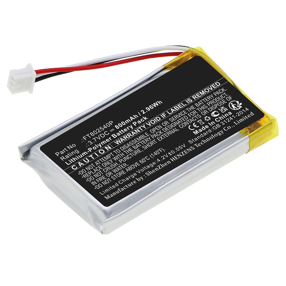Batteries N Accessories BNA-WB-P17654 Keyboard Battery - Li-Pol, 3.7V, 1000mAh, Ultra High Capacity - Replacement for Asus FT802540P Battery