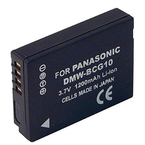 Batteries N Accessories BNA-WB-DMWBCG10 Digital Camera Battery - li-ion, 3.7V, 1200 mAh, Ultra High Capacity Battery - Replacement for Panasonic DMW-BCG10 Battery