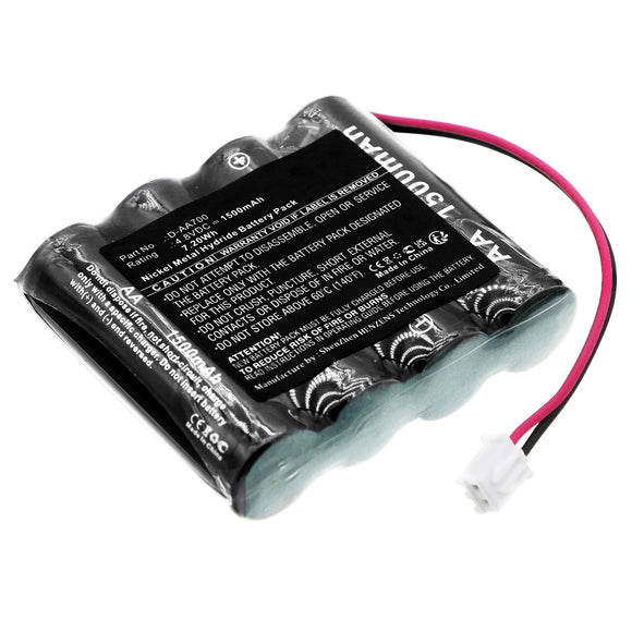 Batteries N Accessories BNA-WB-H18886 Alarm System Battery - Ni-MH, 4.8V, 1500mAh, Ultra High Capacity - Replacement for GE D-AA700 Battery