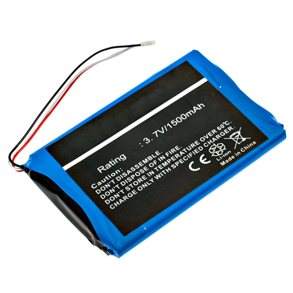 Batteries N Accessories BNA-WB-L4192 GPS Battery - Li-Ion, 3.7V, 1500 mAh, Ultra High Capacity Battery - Replacement for Garmin 361-00066-00 Battery