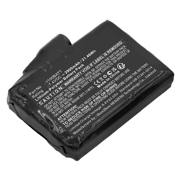 Batteries N Accessories BNA-WB-P18197 Mobile Warming Battery - Li-Pol, 7.4V, 2900mAh, Ultra High Capacity - Replacement for Clover 1100BATT Battery