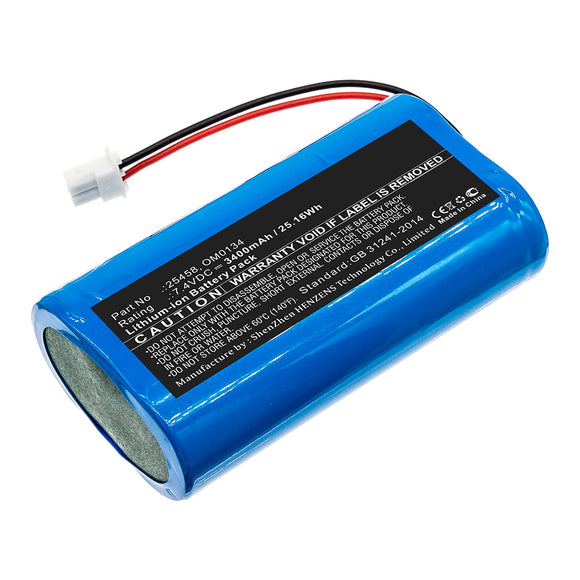 Batteries N Accessories BNA-WB-L13619 Medical Battery - Li-ion, 7.4V, 3400mAh, Ultra High Capacity - Replacement for SurgiTel 25458 Battery
