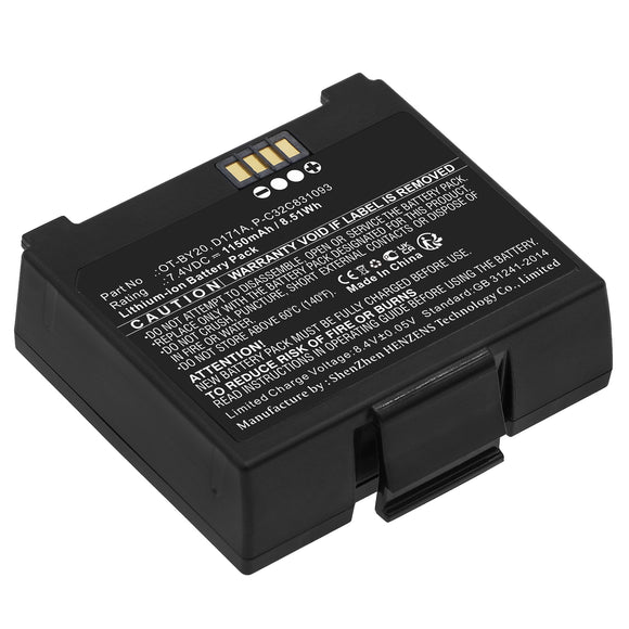 Batteries N Accessories BNA-WB-L18396 Printer Battery - Li-ion, 7.4V, 150mAh, Ultra High Capacity - Replacement for Epson D171A Battery