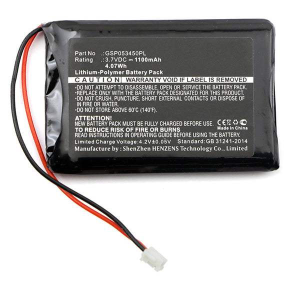 Batteries N Accessories BNA-WB-P8458 Baby Monitor Battery - Li-Pol, 3.7V, 1100mAh, Ultra High Capacity Battery - Replacement for Babyalarm GSP053450PL Battery