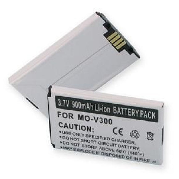 Batteries N Accessories BNA-WB-BLI-910-.9 Cell Phone Battery - Li-Ion, 3.7V, 900 mAh, Ultra High Capacity Battery - Replacement for Motorola V300 Battery