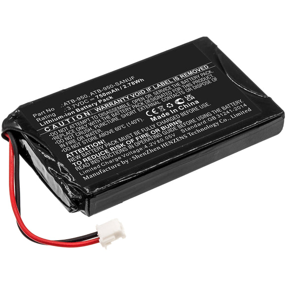 Batteries N Accessories BNA-WB-RLI-010-.8 Remote Control Battery - Li-Ion, 3.7V, 850 mAh, Ultra High Capacity Battery - Replacement for RTI ATB-950 Battery