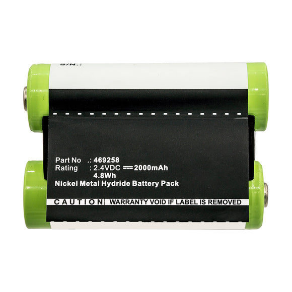 Batteries N Accessories BNA-WB-H14972 Electronic Magnifier Battery - Ni-MH, 2.4V, 2000mAh, Ultra High Capacity - Replacement for Optelec 469258 Battery