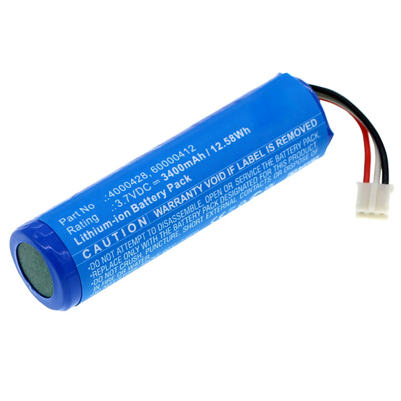 Batteries N Accessories BNA-WB-L17405 Electronic Magnifier Battery - Li-ion, 3.7V, 3400mAh, Ultra High Capacity - Replacement for Burton 4000428 Battery