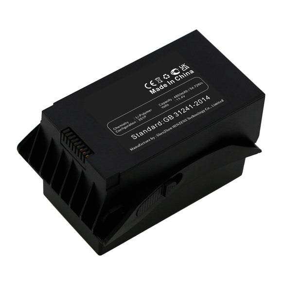 Batteries N Accessories BNA-WB-P17400 Quadcopter Drone Battery - Li-Pol, 11.4V, 4800mAh, Ultra High Capacity - Replacement for Eachine D01011 Battery