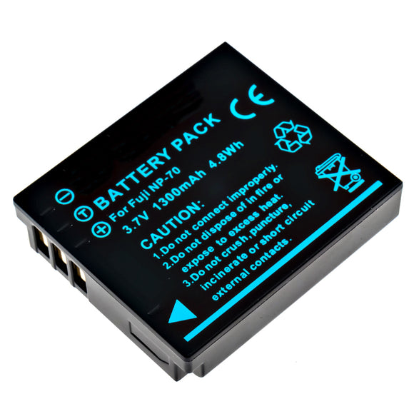 Batteries N Accessories BNA-WB-L8922 Digital Camera Battery - Li-ion, 3.7V, 1150mAh, Ultra High Capacity - Replacement for Fujifilm NP-70 Battery