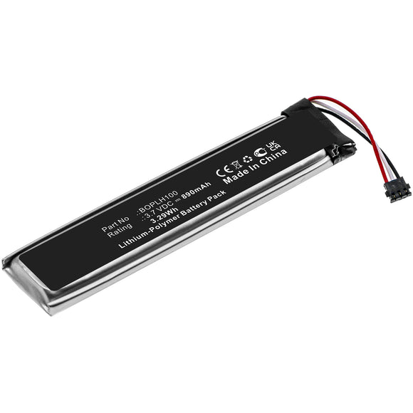 Batteries N Accessories BNA-WB-P17580 VR Battery - Li-Pol, 3.7V, 890mAh, Ultra High Capacity - Replacement for HTC 35H00244-00M Battery