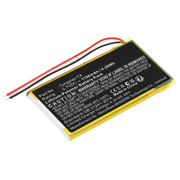 Batteries N Accessories BNA-WB-P6534 PDA Battery - Li-Pol, 3.7V, 1150 mAh, Ultra High Capacity Battery - Replacement for Palm Tungsten TX Battery