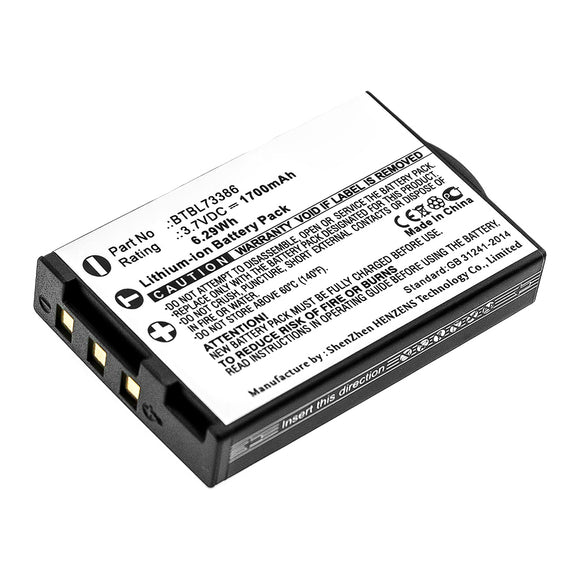Batteries N Accessories BNA-WB-L13739 Remote Control Battery - Li-ion, 3.7V, 1700mAh, Ultra High Capacity - Replacement for URC BTBL73386 Battery