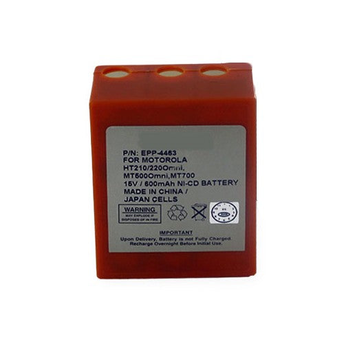 Batteries N Accessories BNA-WB-EPP-4463 2-Way Radio Battery - Ni-CD, 15V, 600 mAh, Ultra High Capacity Battery - Replacement for Motorola NLN4463 Battery