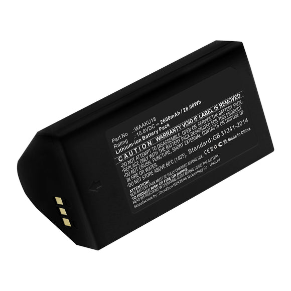 Batteries N Accessories BNA-WB-L17557 Thermal Camera Battery - Li-ion, 10.8V, 2600mAh, Ultra High Capacity - Replacement for Sonel WAAKU18 Battery