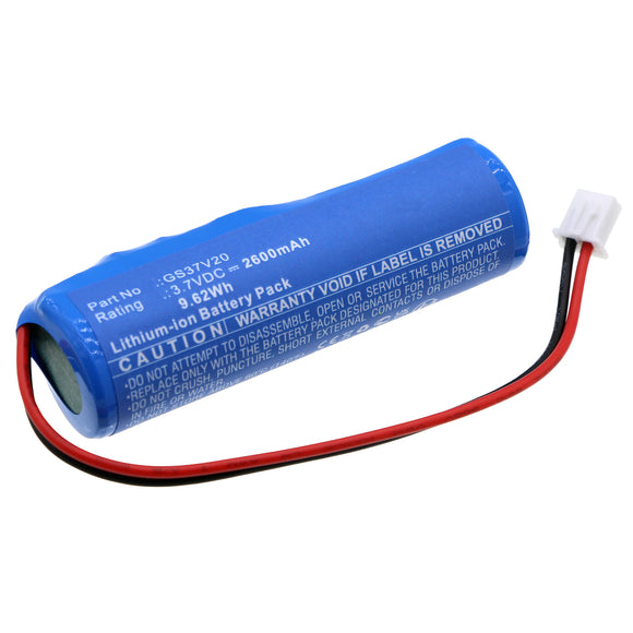 Batteries N Accessories BNA-WB-L18835 Solar Battery - Li-ion, 3.7V, 2600mAh, Ultra High Capacity - Replacement for Gama Sonic GS37V20 Battery