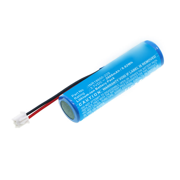 Batteries N Accessories BNA-WB-L17504 Personal Care Battery - Li-ion, 3.7V, 2600mAh, Ultra High Capacity - Replacement for MIJA INR18650-22S Battery