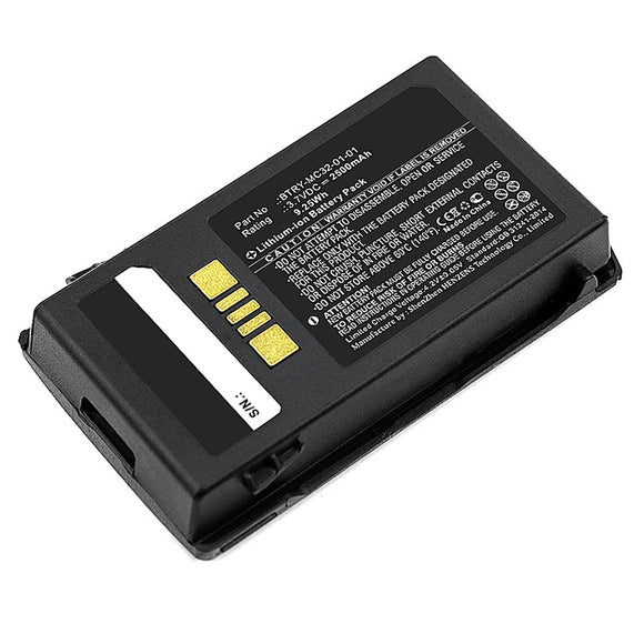 Batteries N Accessories BNA-WB-L1309 Barcode Scanner Battery - Li-ion, 3.7, 2500mAh, Ultra High Capacity Battery - Replacement for Motorola 82-000012-01, BTRY-MC32-01-01 Battery