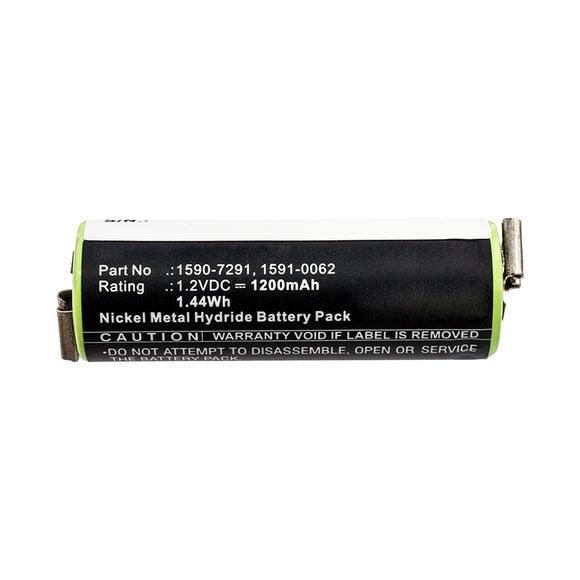 Batteries N Accessories BNA-WB-H15350 Shaver Battery - Ni-MH, 1.2V, 1200mAh, Ultra High Capacity - Replacement for Moser 1590-7291 Battery