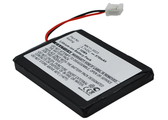 Batteries N Accessories BNA-WB-L7259 Keyboard Battery - Li-Ion, 3.7V, 570 mAh, Ultra High Capacity Battery - Replacement for Sony MK11-2903 Battery