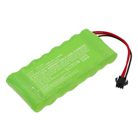 Batteries N Accessories BNA-WB-H17695 Time Clock Battery - Ni-MH, 9.6V, 2000mAh, Ultra High Capacity - Replacement for Compumatic AAP2000 Battery
