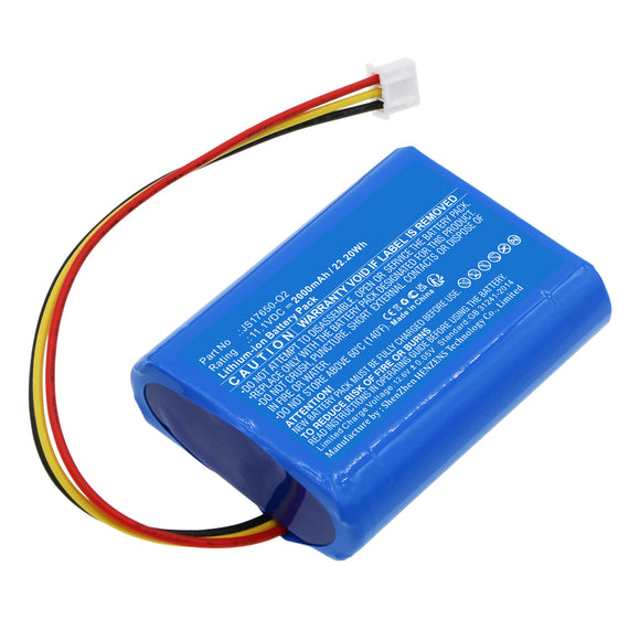 Batteries N Accessories BNA-WB-L18212 Speaker Battery - Li-ion, 11.1V, 2000mAh, Ultra High Capacity - Replacement for AR JS17650-Q2 Battery