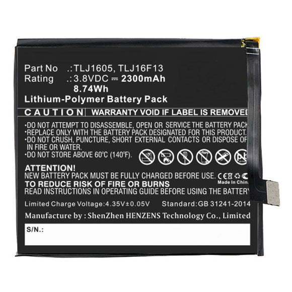 Batteries N Accessories BNA-WB-P3174 Cell Phone Battery - Li-Pol, 3.8V, 2500 mAh, Ultra High Capacity Battery - Replacement for Blu C675940250T Battery