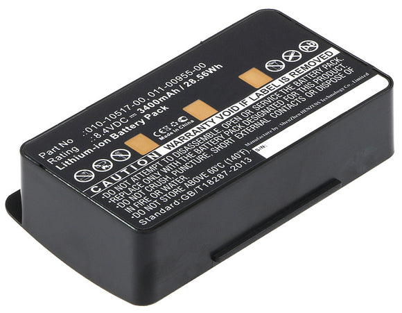 Batteries N Accessories BNA-WB-L4157 GPS Battery - Li-Ion, 8.4V, 3400 mAh, Ultra High Capacity Battery - Replacement for Garmin 010-10517-00 Battery