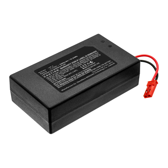 Batteries N Accessories BNA-WB-L14315 Remote Control Battery - Li-ion, 3.7V, 5200mAh, Ultra High Capacity - Replacement for YUNEEC YP-3 Battery