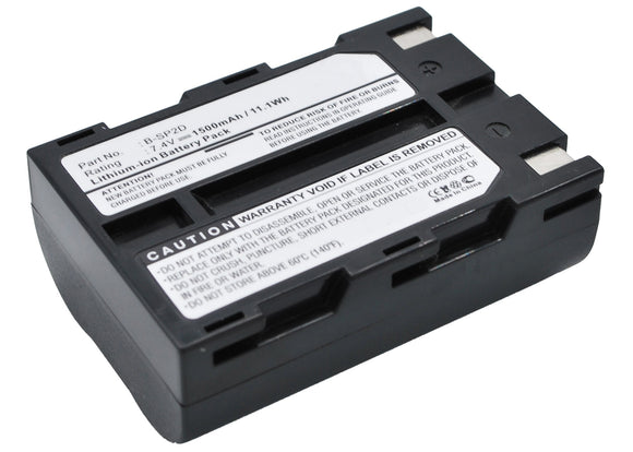 Batteries N Accessories BNA-WB-L8588 Mobile Printer Battery - Li-ion, 7.4V, 1500mAh, Ultra High Capacity Battery - Replacement for Canon B-SP2D Battery