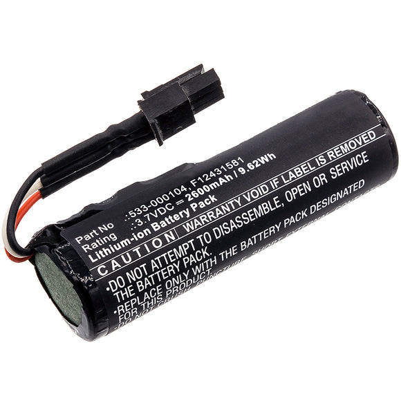 Batteries N Accessories BNA-WB-L8133 Speaker Battery - Li-ion, 3.7V, 2600mAh, Ultra High Capacity - Replacement for Logitech 533-000104, F12431581 Battery