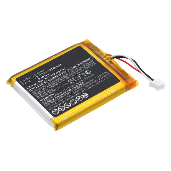 Batteries N Accessories BNA-WB-P18885 Alarm System Battery - Li-Pol, 3.7V, 2700mAh, Ultra High Capacity - Replacement for DSC LIB2A6 Battery