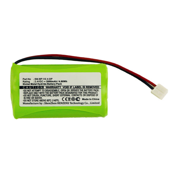 Batteries N Accessories BNA-WB-H14239 Medical Battery - Ni-MH, 2.4V, 2000mAh, Ultra High Capacity - Replacement for VDW SM-BP-V2.4-DP Battery