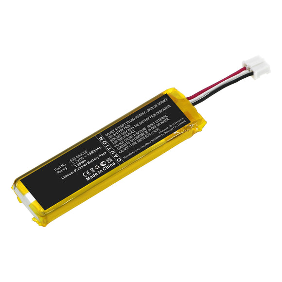 Batteries N Accessories BNA-WB-P17443 Keyboard Battery - Li-Pol, 3.7V, 1050mAh, Ultra High Capacity - Replacement for Logitech 533-000200 Battery