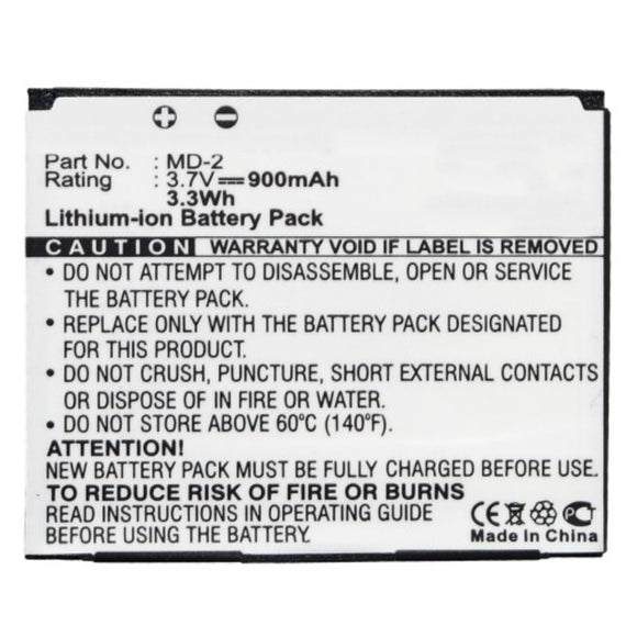 Batteries N Accessories BNA-WB-L11151 VoIP Phone Battery - Li-ion, 3.7V, 900mAh, Ultra High Capacity - Replacement for AMOI MD-2 Battery