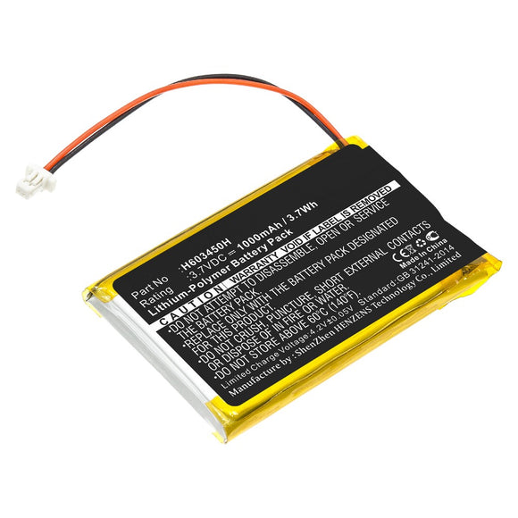 Batteries N Accessories BNA-WB-P4206 GPS Battery - Li-Pol, 3.7V, 1000 mAh, Ultra High Capacity Battery - Replacement for IZZO H603450H Battery