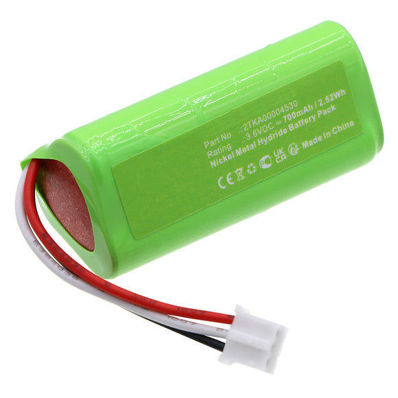 Batteries N Accessories BNA-WB-H18773 Emergency Lighting Battery - Ni-MH, 3.6V, 700mAh, Ultra High Capacity - Replacement for Busch-Jaeger 2TKA00004530 Battery