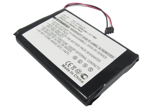 Batteries N Accessories BNA-WB-L4166 GPS Battery - Li-Ion, 3.7V, 1000 mAh, Ultra High Capacity Battery - Replacement for Garmin 361-00035-00 Battery