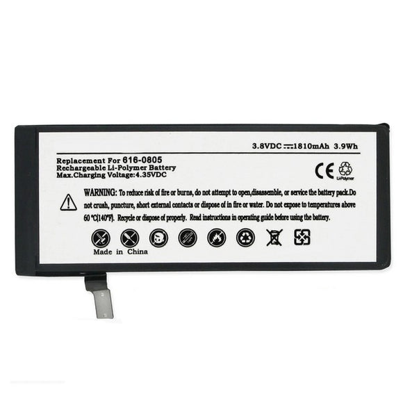 Batteries N Accessories BNA-WB-BLP-1426-2 Cell Phone Battery - LI-POL, 3.8V, 1810 mAh, Ultra High Capacity Battery - Replacement for Apple Iphone 6 Battery