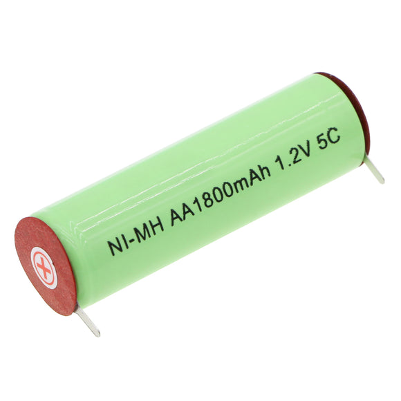Batteries N Accessories BNA-WB-H18488 Shaver Battery - Ni-MH, 1.2V, 1800mAh, Ultra High Capacity - Replacement for Braun 180AAH Battery