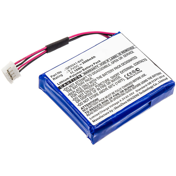 Batteries N Accessories BNA-WB-P8537 Alarm System Battery - Li-Pol, 3.7V, 3000mAh, Ultra High Capacity - Replacement for Qolsys QR0041-840, SP584646-1S2P Battery