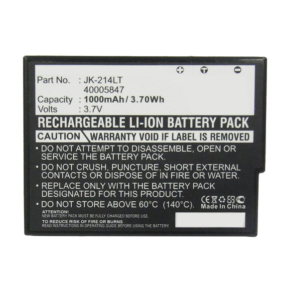 Batteries N Accessories BNA-WB-L16191 PDA Battery - Li-ion, 3.7V, 1000mAh, Ultra High Capacity - Replacement for Casio JK-214LT Battery