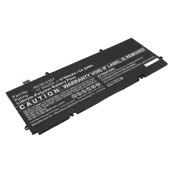 Batteries N Accessories BNA-WB-P19117 Computer Battery - Li-Pol, 11.55V, 4700mAh, Ultra High Capacity - Replacement for Razer RC30-0357 Battery
