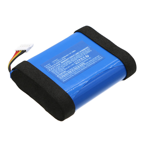 Batteries N Accessories BNA-WB-L18889 Audio Battery - Li-ion, 11.1V, 3350mAh, Ultra High Capacity - Replacement for Marshall C406A7 Battery