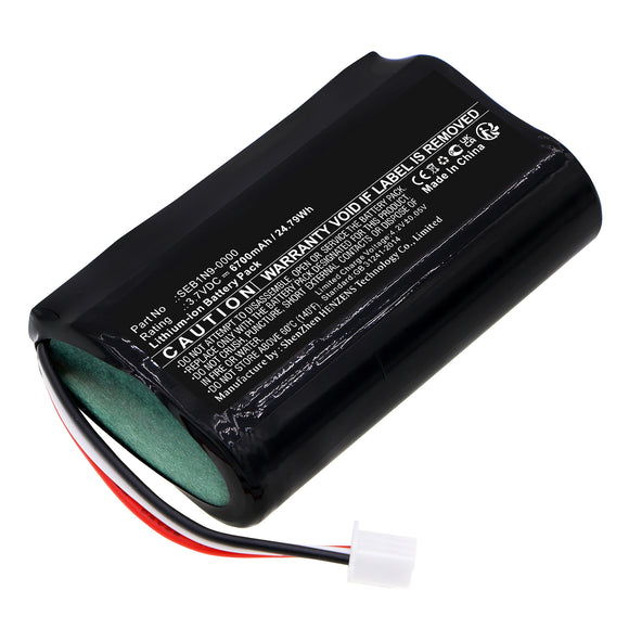 Batteries N Accessories BNA-WB-L18182 Home Security Camera Battery - Li-ion, 3.7V, 6700mAh, Ultra High Capacity - Replacement for Ring SEB1N9-0000 Battery