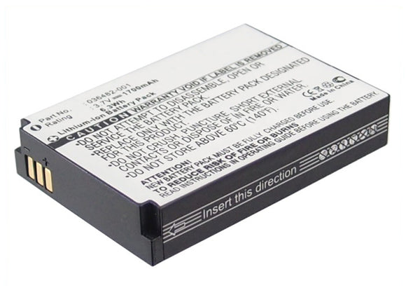 Batteries N Accessories BNA-WB-L7415 Thermal Electric Battery - Li-Ion, 3.7V, 1700 mAh, Ultra High Capacity Battery - Replacement for Columbia 036481-001 Battery