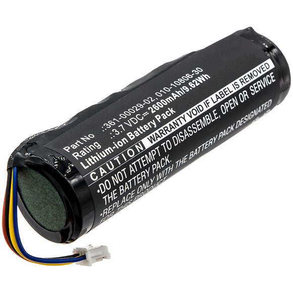 Batteries N Accessories BNA-WB-L1160 Dog Collar Battery - Li-Ion, 3.7V, 2600 mAh, Ultra High Capacity - Replacement for Garmin 361-00029-02 Battery