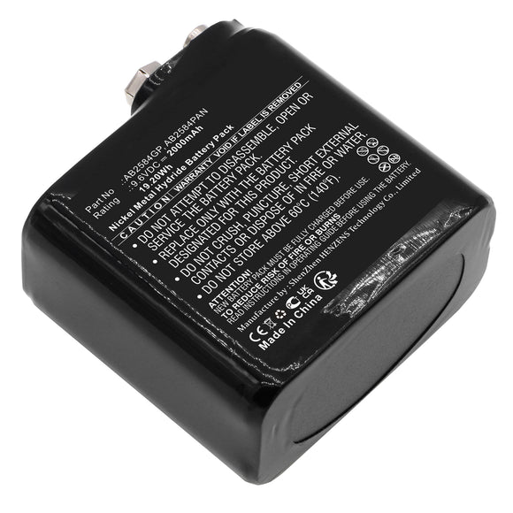 Batteries N Accessories BNA-WB-H18214 Time Clock Battery - Ni-MH, 9.6V, 2000mAh, Ultra High Capacity - Replacement for Megger AB2584GP Battery